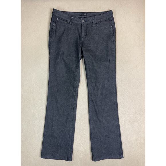 prAna Jeans Womens 8/29 Gray Jada Denim Mid Rise Bootcut Regular Fit Stretch - Picture 1 of 13